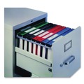 Office Jansan | Avery 14802 11 in. x 8.5 in. 3 Rings 1 in. Capacity Hanging Storage Flexible Non-View Binder with Round Rings - Green image number 3