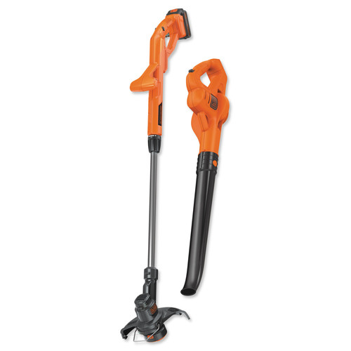 Black & Decker LCC221 20V MAX Lithium-Ion Cordless String Trimmer and Sweeper Combo Kit (1.5 Ah) image number 0