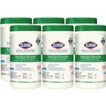 Office Jansan | Clorox Healthcare 30825 5.75 in. x 6.75 in. Hydrogen Peroxide Cleaner Disinfectant Wipes - White Unscented (6/Carton) image number 3