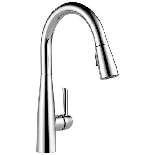 Kitchen Faucets | Delta 9113-DST Essa Single Handle Pull-Down Kitchen Faucet - Chrome image number 0