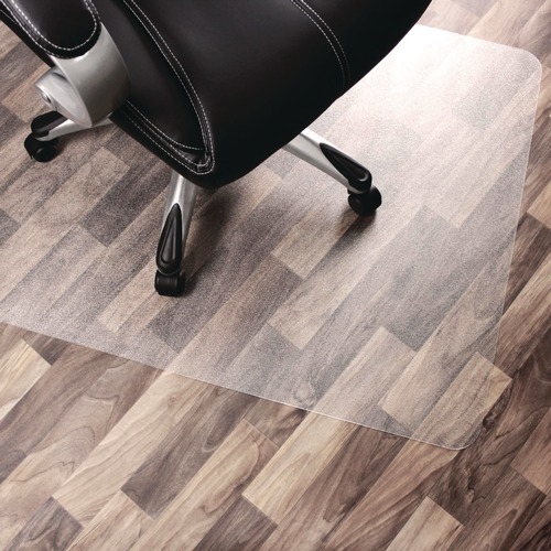 Cleaning & Janitorial Supplies | Floortex NRCMFLPD0005 Cleartex Unomat 60 in. x 48 in. Anti-Slip Chair Mat for Hard Floors and Flat Pile Carpets - Clear image number 0