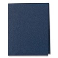 Office Jansan | Oxford 57502EE Twin-Pocket Folder Embossed Leather Grain Paper - Blue (25/Box) image number 3