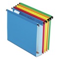 File Folders | Pendaflex 6152X2 ASST SureHook 1/5-Cut Tabs 2 in. Capacity Letter Size Extra-Capacity Hanging Folders - Assorted Colors (20/Box) image number 0