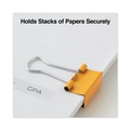 Office Jansan | Universal UNV31028 Binder Clips with Storage Tub - Small, Assorted (40/Pack) image number 4
