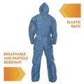 Bib Overalls | Ansell KCC 58516 A20 Breathable Particle Protection Coveralls - 3X-Large/Blue (20/Carton) image number 2
