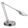  | Alera ALELED900S 11 in. W x 6.25 in. D x 26 in. H Adjustable Brushed Nickel LED Task Lamp with USB Port image number 2