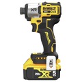 Impact Drivers | Dewalt DCF845P2 20V MAX XR Brushless Lithium-Ion Cordless 3-Speed 1/4 in. Impact Driver Kit (5 Ah) image number 5