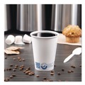 Cups and Lids | SOLO 412RCN-PLANET Recycled Content PCF Paper Hot Cups ProPlanet Seal 12 oz White/Blue (1000/Carton) image number 4