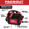 Cases and Bags | Milwaukee 48-22-8315 PACKOUT 15 in. Tote image number 2