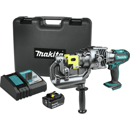 Specialty Tools | Makita XPP01T1K 18V LXT Brushed Lithium-Ion 5/16 in. Cordless Metal Hole Puncher Kit (5 Ah) image number 0