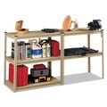 Office Filing Cabinets & Shelves | Tennsco LSS-361872 Stur-D-Stor 36.5 in. W x 18.5 in. D x 72 in. H Five-Shelf Shelving - Sand image number 2