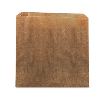 PRODUCTS | HOSPECO HS-6141 Waxed Kraft Liners, 10.5-in X 9.38-in, Brown, 250/carton