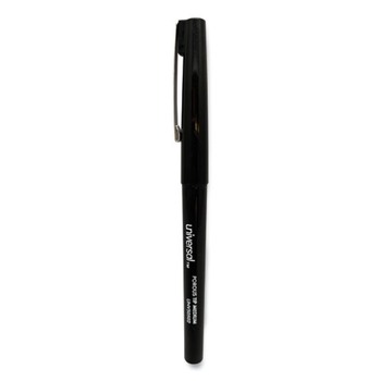 Universal 0.7mm Porous Point Pens - Medium, Black (1 Dozen)