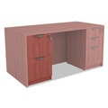  | Alera ALEVA542822MC 15.63 in. x 20.5 in. x 28.5 in. Valencia Series 2-Drawer Full File Pedestal - Medium Cherry image number 8