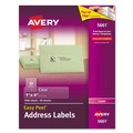  | Avery 05661 Easy Peel 1 in. x 4 in. Mailing Labels with Sure Feed - Matte Clear (20-Piece/Sheet, 50 Sheets/Box) image number 0