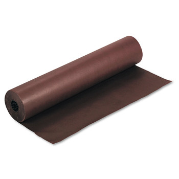 Pacon 35 lbs. Wrapping Weight 36 in. x 1000 ft. Rainbow Duo-Finish Colored Kraft Paper - Brown (1-Roll)