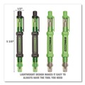 Screwdrivers | GreatNeck 22537 5.38 in. Long Phillips/Slotted Bits Metric Sockets 6-Way Pen-Style Screw/Nut Driver - Black/Green, Green/Clear (4/Pack) image number 3