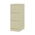 Office Filing Cabinets & Shelves | Alera 26120 15 in. x 22 in. x 40.19 in. Letter-Size 3-Drawer Economy Vertical File - Putty image number 1