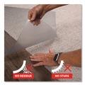 Cleaning & Janitorial Supplies | Deflecto CM23140SPR6COM 48 in. x 36 in.  SuperGrip Rectangular Chair Mat - Clear image number 8