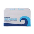 Just Launched | Boardwalk BWK-1000 14.17 in. x 16.73 in. Premium Half-Fold Toilet Seat Covers - White (1000/Carton) image number 2