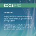 Office Jansan | ECOS PRO PL972104CT 1 Gallon Dishmate Manual Dish Liquid Jug - Free and Clear (4/Carton) image number 4
