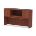  | Alera ALEVA286015MC Valencia Series 58.88 in. x 15 in. x 35.38 in. 4-Compartment Hutch with Doors - Medium Cherry image number 1