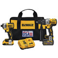 Combo Kits | Factory Reconditioned Dewalt DCK299D1T1R 20V MAX FlexVolt Lithium-Ion Cordless Hammer Drill / Impact Driver Combo Kit (6 Ah) image number 0