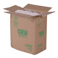Food Trays, Containers, and Lids | Eco-Products EP-SCR9NFA 34.1 oz 9 x 9 x 1.25 Vanguard Worldview Renewable and Compostable Sugarcane Take-Out Containers - White (400/Carton) image number 3