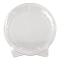Bowls and Plates | WNA WNA DWP6180 6 in. Diameter Designerware Plastic Plates - Clear (18/Pack, 10 Packs/Carton) image number 1