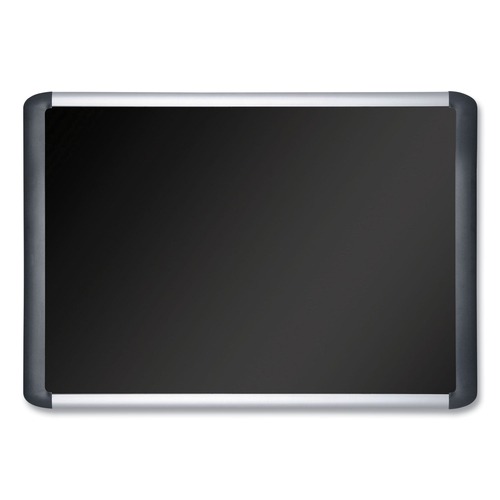  | MasterVision MVI270301 SoftTouch 72 in. x 48 in. Aluminum Frame Bulletin Board - Black image number 0