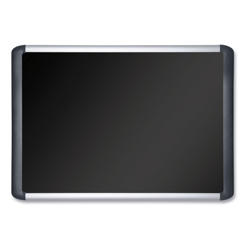 Office & Office Supplies | MasterVision MVI270301 SoftTouch 72 in. x 48 in. Aluminum Frame Bulletin Board - Black image number 0