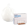 Trash Bags | Boardwalk H4832LWKR01 16 Gallon 24 in. x 32 in. Low-Density Waste Can Liners - White (500/Carton) image number 1