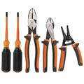 Hand Tool Sets | Klein Tools 94130 5-Piece 1000V Insulated Tool Kit image number 0
