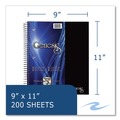 Notebooks & Pads | Roaring Spring 13115 11 in. x 9 in. 200-Sheets 5-Subject Medium/College Rule Genesis Notebook - Randomly Assorted Cover Colors (12/Carton) image number 6