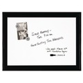 White Boards | Quartet 79282 23 x 17 Home Decor Magnetic Dry Erase Board - White Surface/Black Wood Frame image number 1