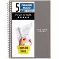 Notebooks & Pads | Five Star 06184 9.5 x 7.25 Sheets (150) Medium/College Rule Wirebound Notebook - Randomly Assorted Cover Color image number 1