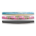Office Furniture Accessories | Fellowes Mfg Co. 9550001 18.5 in. x 2.31 in. Photo Gel Keyboard Wrist Rest with Microban Protection - Chevron Design image number 4
