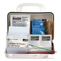 First Aid | First Aid Only 6021 7.5 in. x 4.5 in. x 2.75 in. BBP Spill Cleanup Kit - White (1-Kit) image number 4