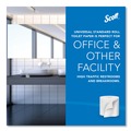 Toilet Paper | Scott 04460 Essential Standard Septic Safe 2 Ply Roll Bathroom Tissue - White (80/Carton) image number 7