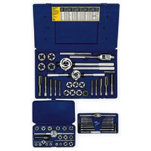 Taps Dies | Irwin Hanson 97312 66-Piece Metric Tap & Hex Die Set image number 0