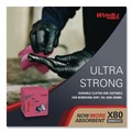 Office Jansan | WypAll 41029 Power Clean X80 12.5 in. x 12 in. Heavy-Duty Cloths - Red (50/Box, 4 Boxes/Carton) image number 6