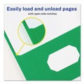 Office Jansan | Avery 47977 0.5 in. Capacity 11 in. x 8.5 in. Prong Fastener Two-Pocket Folder - Green (25/Box) image number 6