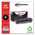 Ink & Toner | Factory Reconditioned Innovera IVRF410A Remanufactured 2,300 Page-Yield Replacement Toner for 410A (CF410A) - Black image number 1