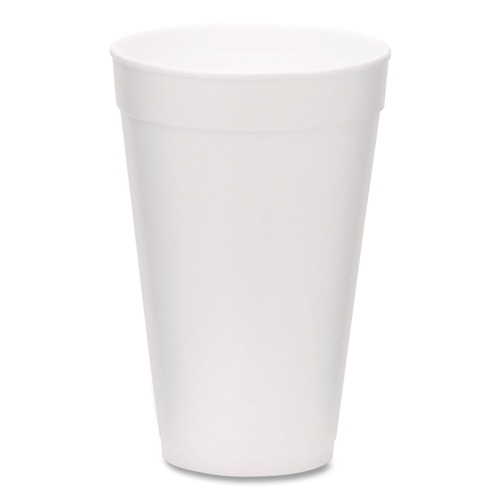 Food Service | WinCup 221974 16 oz Foam Drink Cups - White (500/Carton) image number 0