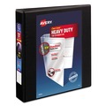 Office Jansan | Avery 79695 3 One Touch EZD Rings 1.5 in. Capacity 11 in. x 8.5 in. Heavy-Duty View Binder with DuraHinge - Black image number 0