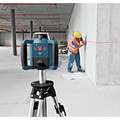 Rotary Lasers | Bosch GRL300HVCK Self-Leveling Rotary Laser with Layout Beam Complete Kit image number 4
