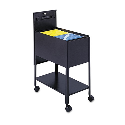  | Safco 5362BL Extra-Deep Locking Mobile Tub File, 13-1/2w X 24-3/4d X 28-1/4h, Black image number 0