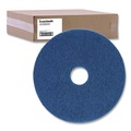Office Jansan | Boardwalk BWK4014BLU 14 in. Diameter Scrubbing Floor Pads - Blue (5/Carton) image number 0