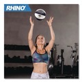 Toys | Champion Sports MB23 22 lbs. Rhino Leather Medicine Ball - Black/White image number 4