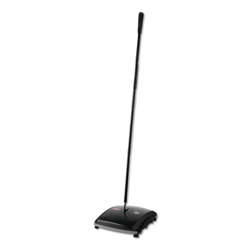 Cleaning & Janitorial Supplies | Rubbermaid Commercial FG421388BLA 44 in. Steel/Plastic Handle Dual Action Sweeper - Black/Yellow image number 0